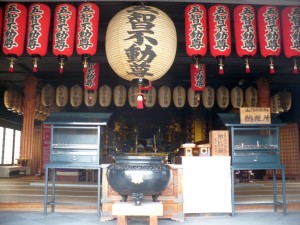 Interiér jednoho z chrámů