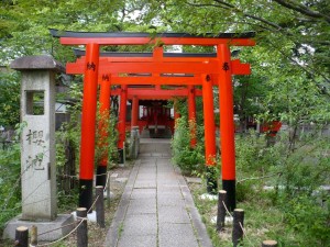 Brána u Shimogamo shrine